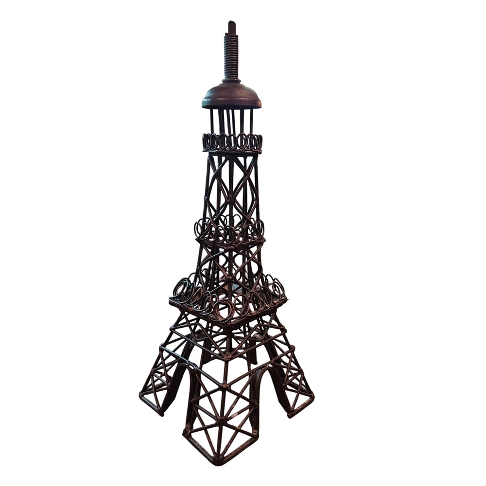 Eiffel Tower 12" Figurine Statue Sculpture Decoration Metal Craft Decor Souvenir